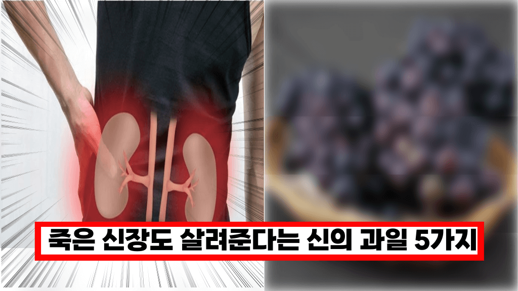 ‘죽어가는 신장을 살려줍니다.’ 신장이 망가지기전에 꼭 먹어야 하는 과일 5가지