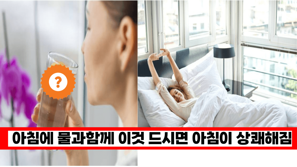 아침에 이것 + 물 드시면, 피로회복제 10배 먹을듯 상쾌해 집니다. 온몸 노폐물 싹 배출되며 피로 회복시키는 최고의 식품