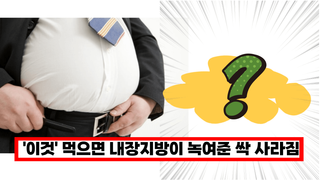 ‘뱃살이 걱정이라면 이것 꼭 드세요’ 먹기만 해도 내장지방이 녹아린다는 음식