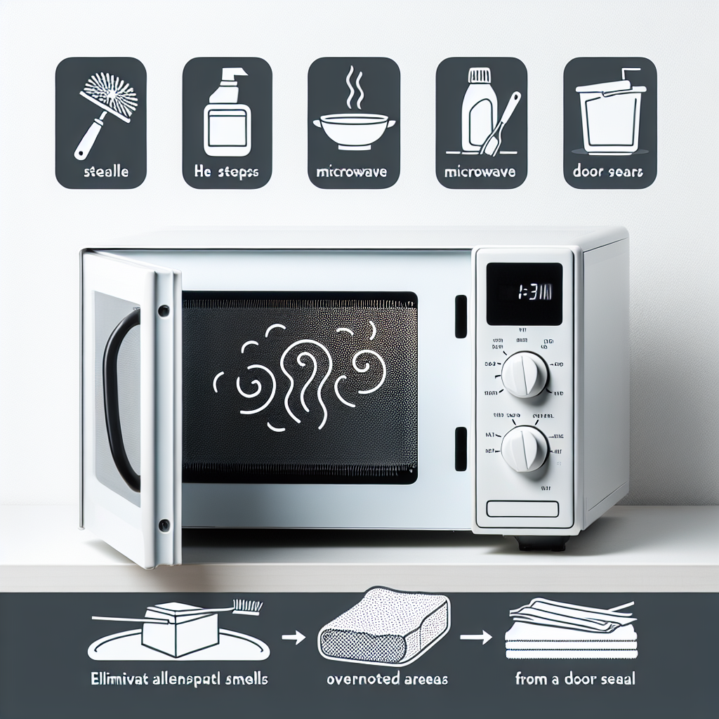 전자레인지 문틈 악취 제거, 늘 놓치는 부분까지 청소하는 요령 전자레인지 문틈 악취 제거, 늘 놓치는 부분까지 청소하는 요령
