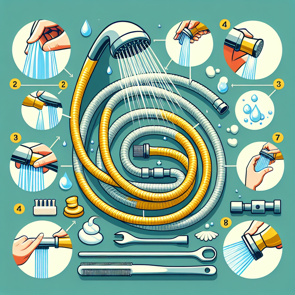 욕실 샤워기 호스 청소법, 누렇고 딱딱해지기 전에 관리하는 팁