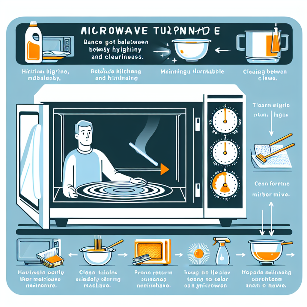 전자레인지 턴테이블 관리, 위생과 가열 균형을 지키는 관리법