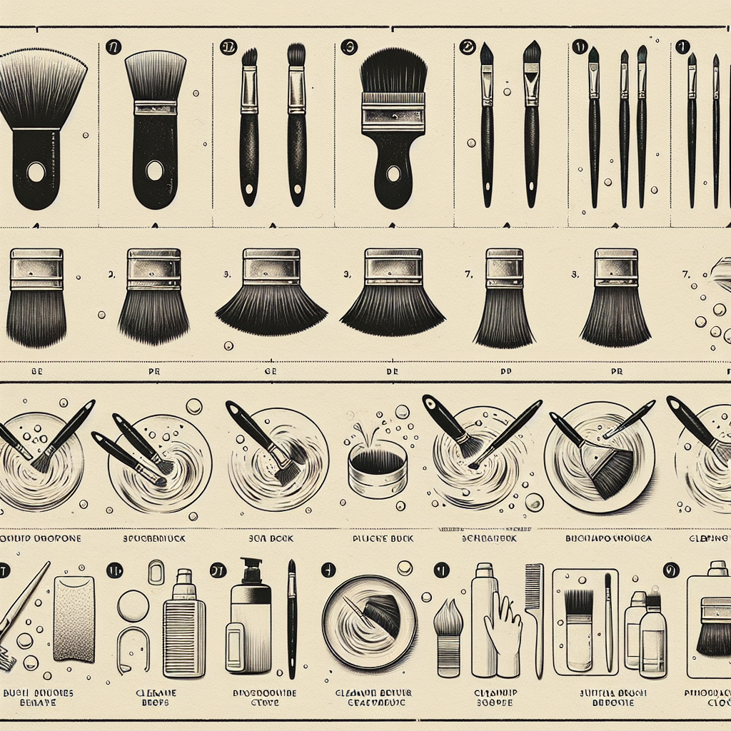 청소용 브러시 관리법, 솔 형태에 맞는 올바른 세척과 건조법