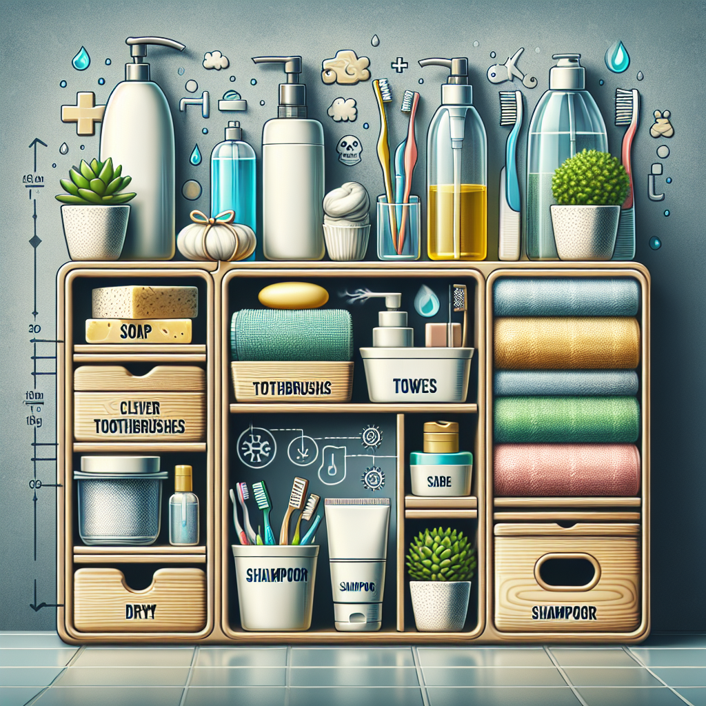 욕실 용품 수명 늘리는 보관법, 습기와 물기를 피하는 스마트 배치