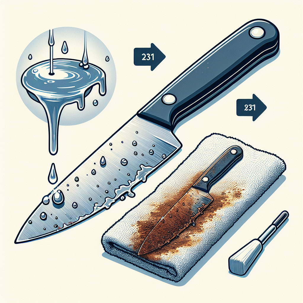 칼 녹 방지, 물기 제거 타이밍이 중요한 이유
