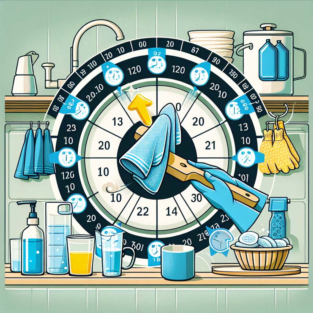 주방 수건 교체 기준, 악취 없이 깔끔하게 유지하는 주기