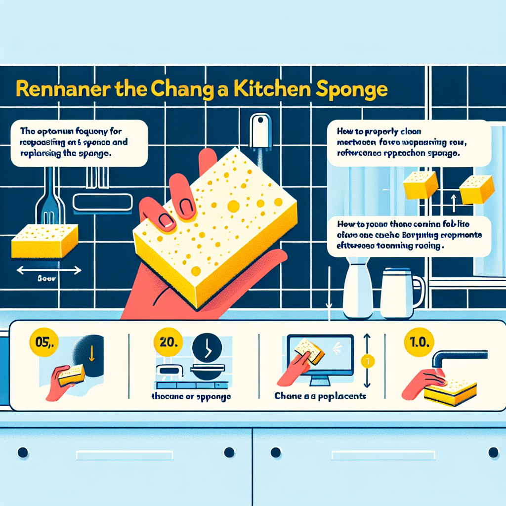 주방 수세미 관리, 교체 주기보다 중요한 포인트