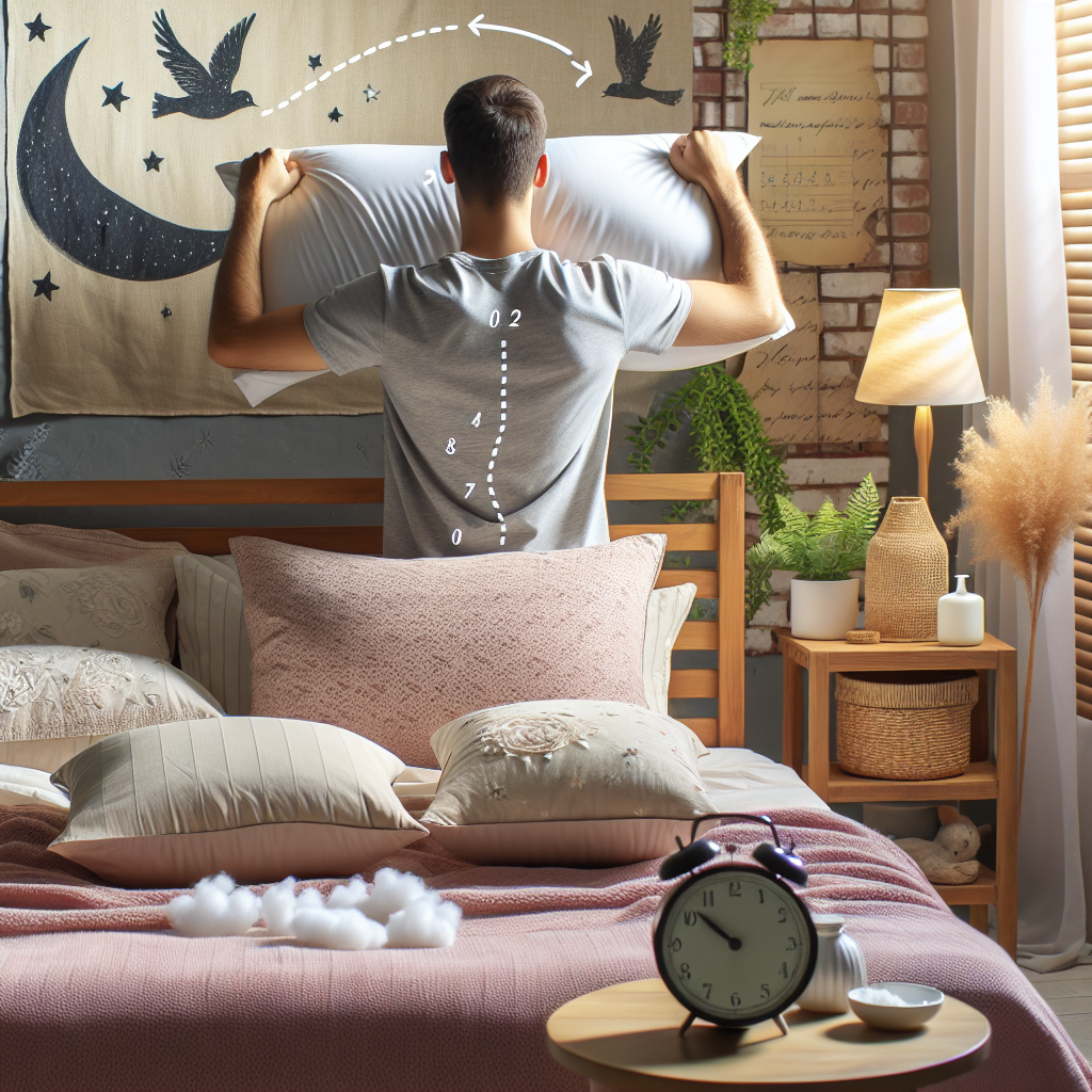 베개 높이 조절 팁, 숙면을 돕는 간단한 관리