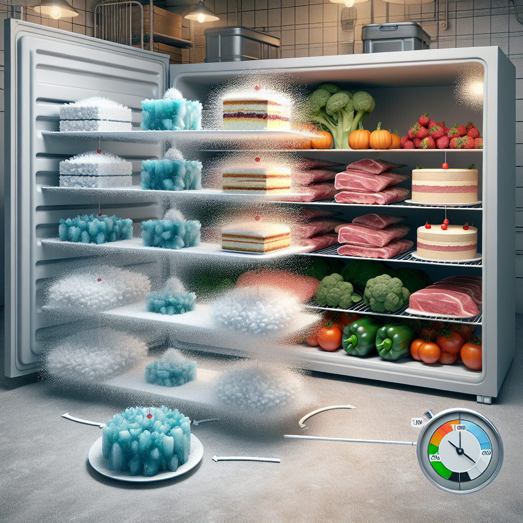 냉동식품 겹쳐 보관, 성에 생기는 속도 달라지는 이유