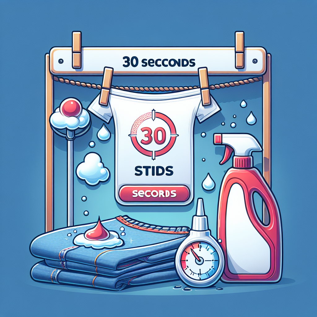 세탁 전 얼룩 처리, 세제보다 중요한 30초 세탁 전 얼룩 처리, 세제보다 중요한 30초