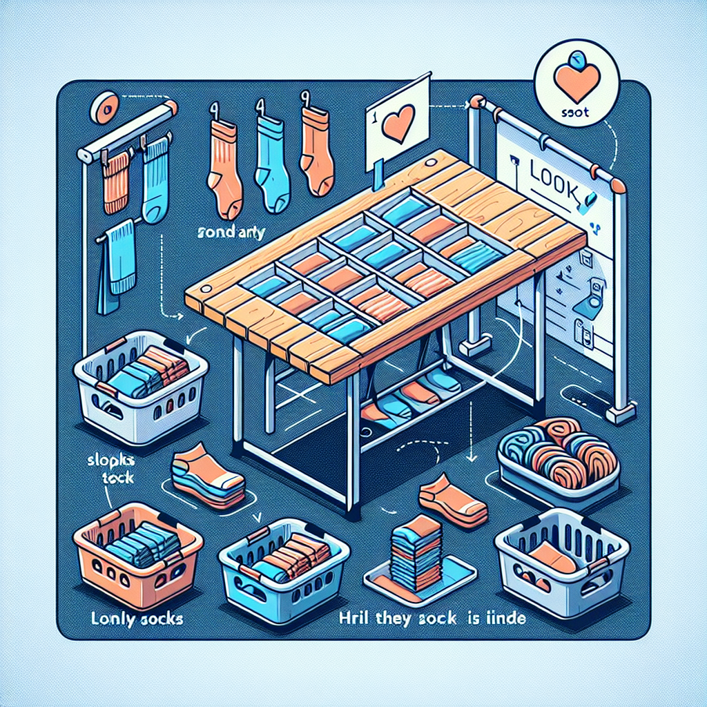 양말 짝 맞추기, 잃어버리는 개수 줄어드는 팁