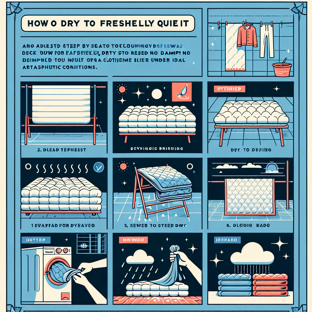 이불 빨래 건조, 눅눅함 남지 않는 방법