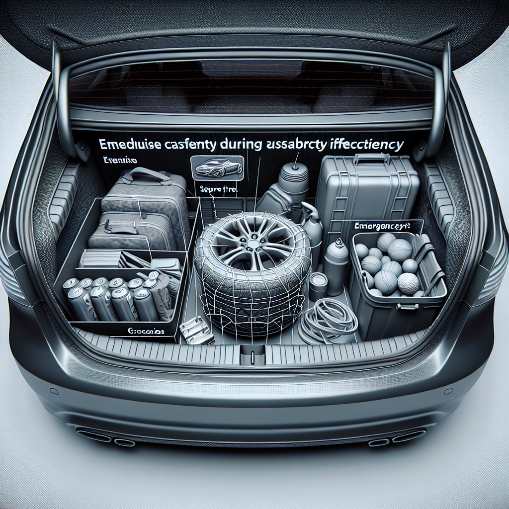 차량 트렁크 정리, 급제동 시 위험 줄어드는 구조 차량 트렁크 정리, 급제동 시 위험 줄어드는 구조