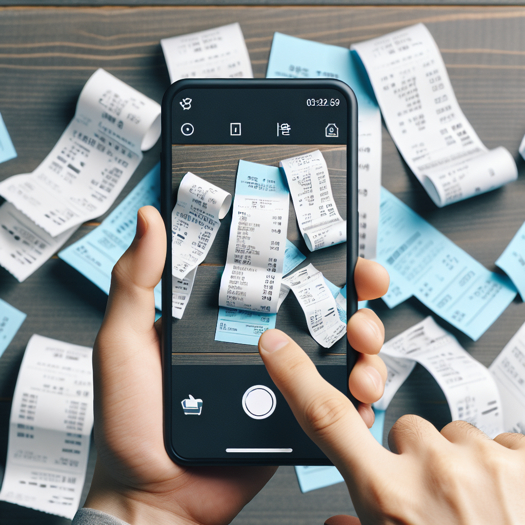 영수증 정리, 사진 한 장으로 끝내는 요령