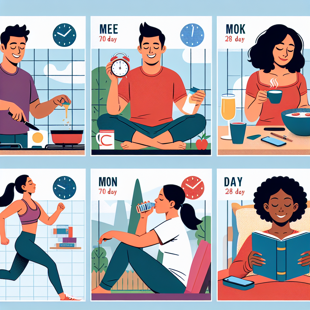 주말 루틴, 월요일 피로 줄어드는 방법