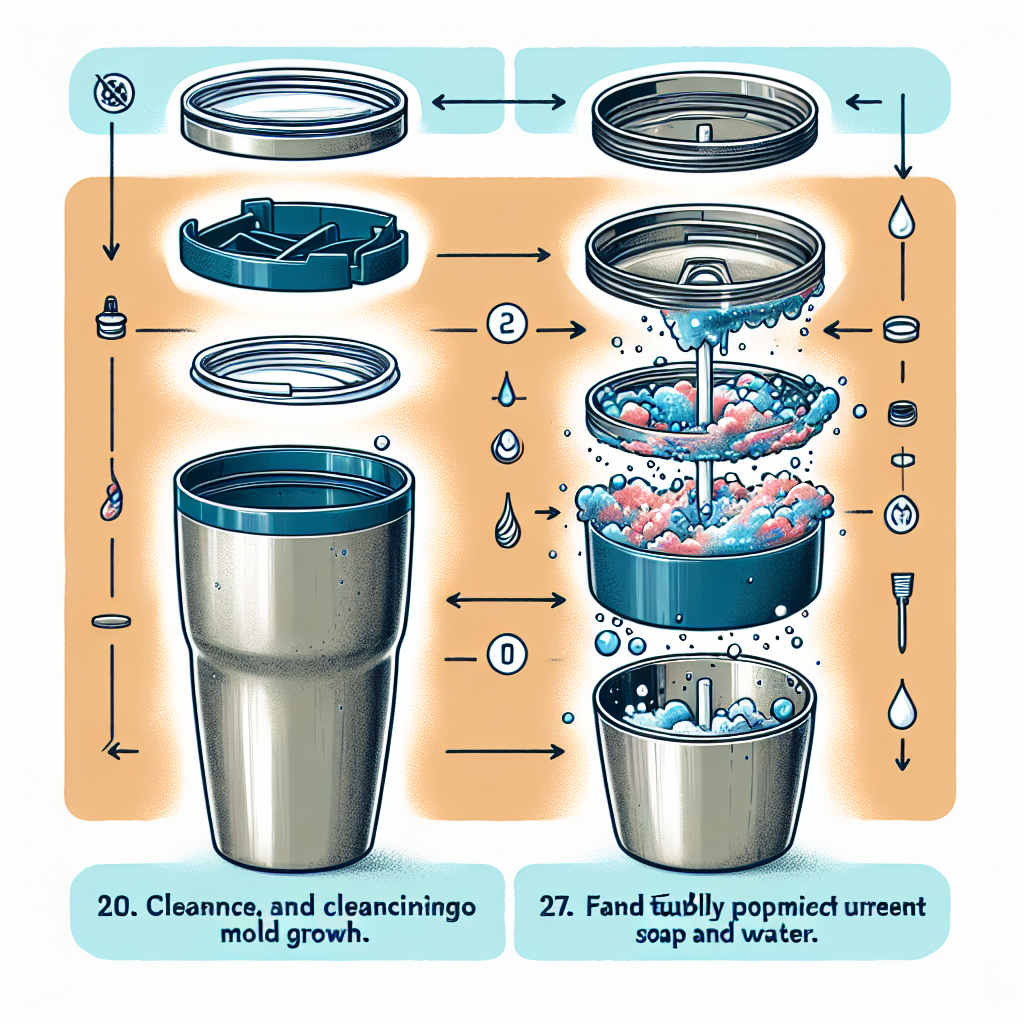 텀블러 뚜껑 분해 세척, 곰팡이 방지되는 방법 텀블러 뚜껑 분해 세척, 곰팡이 방지되는 방법