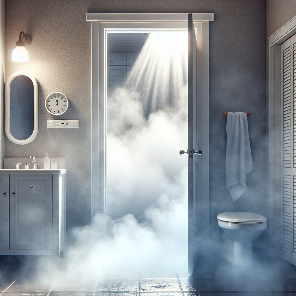 샤워 후 문 열어두기, 습기 축적 줄어드는 이유 샤워 후 문 열어두기, 습기 축적 줄어드는 이유