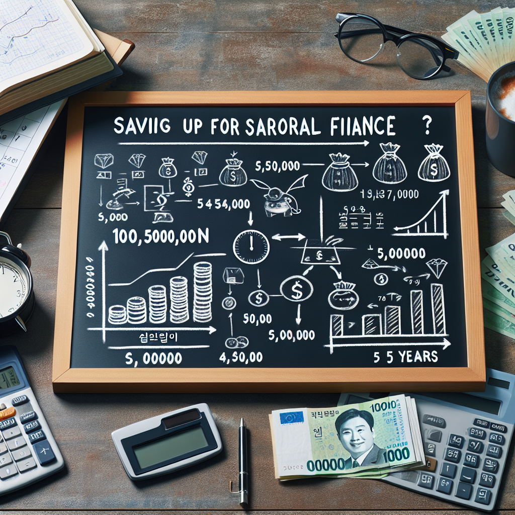 월급쟁이 재테크, 5년 안에 1억 만드는 저축 공식