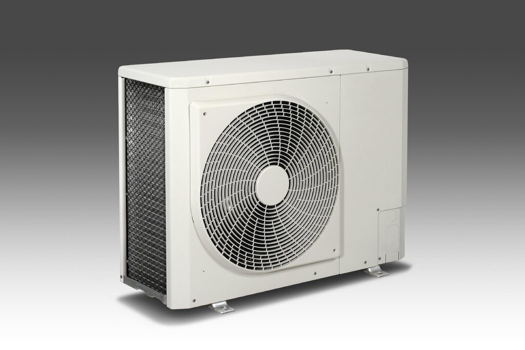 dusty air conditioner filter removed from unit